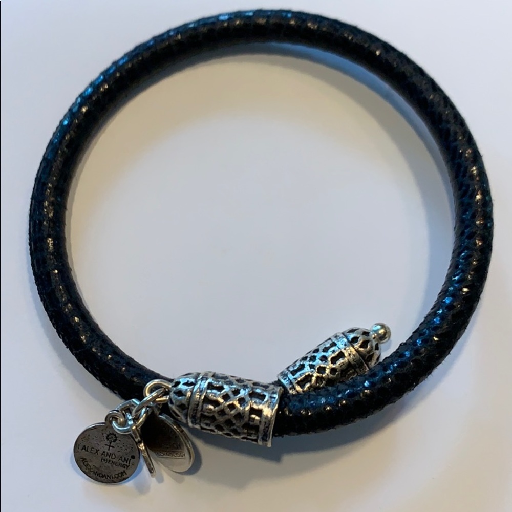 Leather Wrap Alex and Ani Bracelet🍍